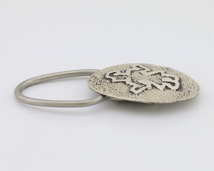Navajo Warrior Key Chain .925 Silver Handmade Artist Signed Richard Begay C.80s