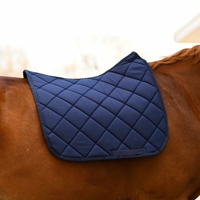 Navy Blue all-purpose saddle pad, alternate angle, by Dreamers & Schemers
