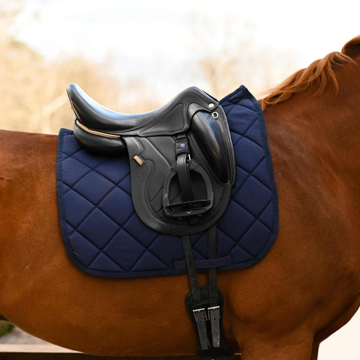 Navy Blue all-purpose saddle pad, additional view, by Dreamers & Schemers