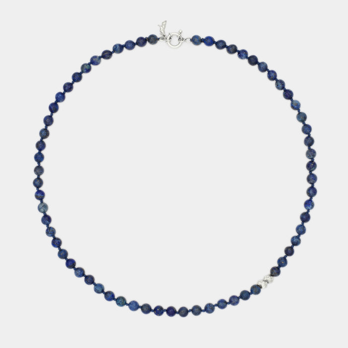Petit Luca Lapis Necklace in Silver