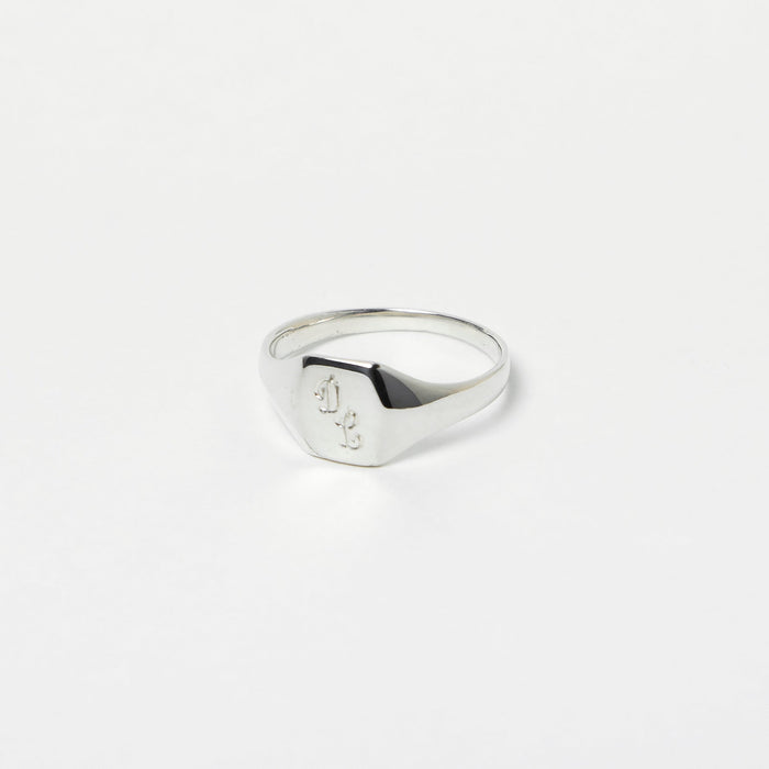 silver signet ring