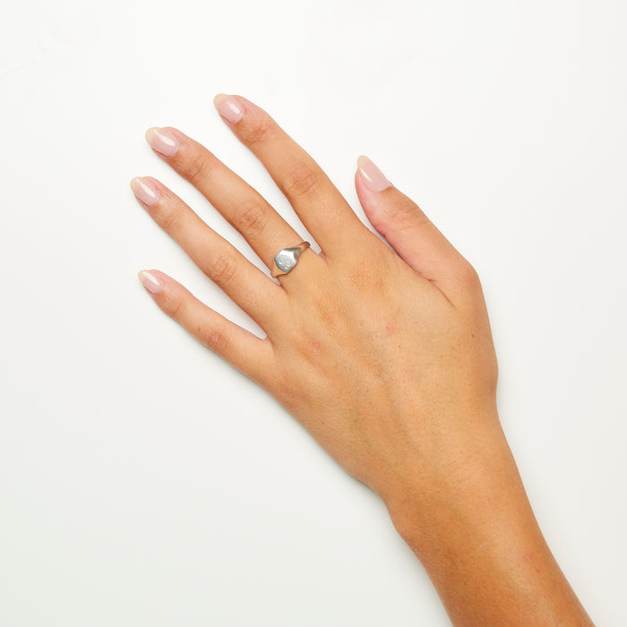 Pijama Signet Ring in Silver