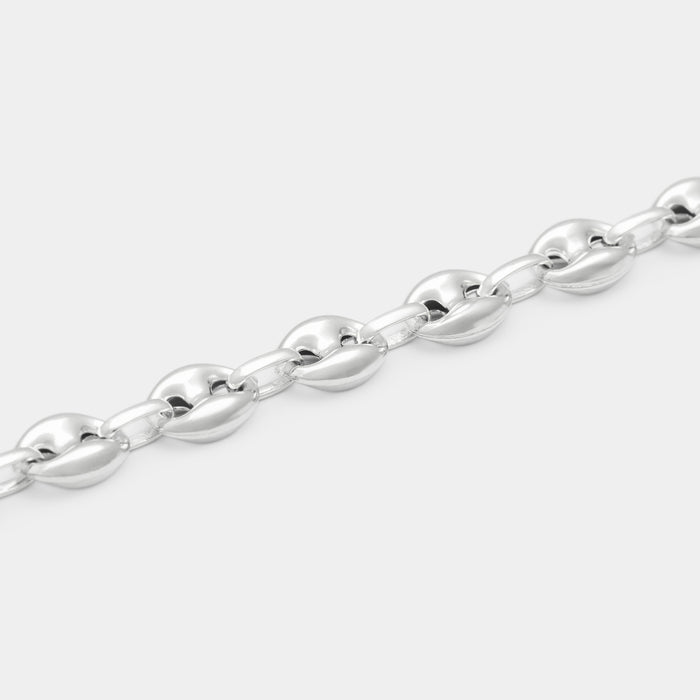 Port Link Bracelet in Silver
