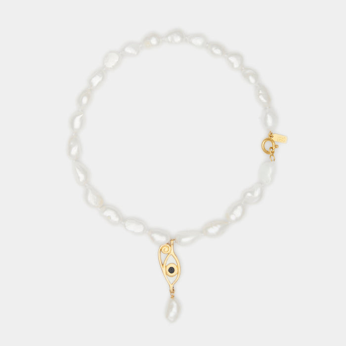 Resin Ines Baroque Pearl Necklace for Him