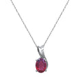 Rhodolite Garnet Pendant