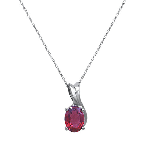 Rhodolite Garnet Pendant