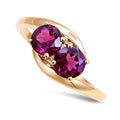 Rhodolite Garnet Ring