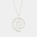 Sacred Spiral Necklace in Silver