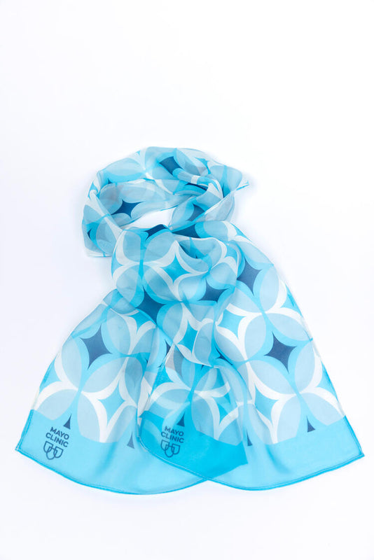 Scarves , imprinted Mayo Clinic logo