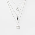 Shell Necklace Combo in Sterling Silver