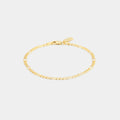 Sicilian Link Anklet in Gold