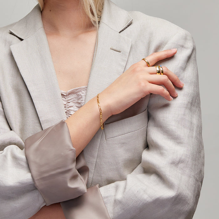Sicilian Link Bracelet in Gold