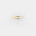 Simple Cléo Diamond Ring in Gold