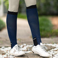 Simple Solid Pair of Socks - Dark Navy knit tall boot socks, by Dreamers & Schemers