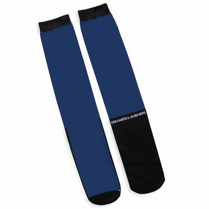 Blue equestrian boot socks in navy and black from the Blue Bundle set