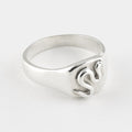 Snake Goddess Signet Ring in Silver