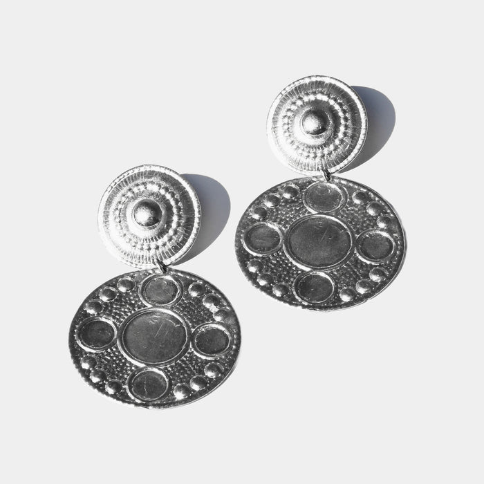 Sofia Earrings in Silver