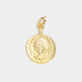 Sophia Charm in Gold: The Philosopher