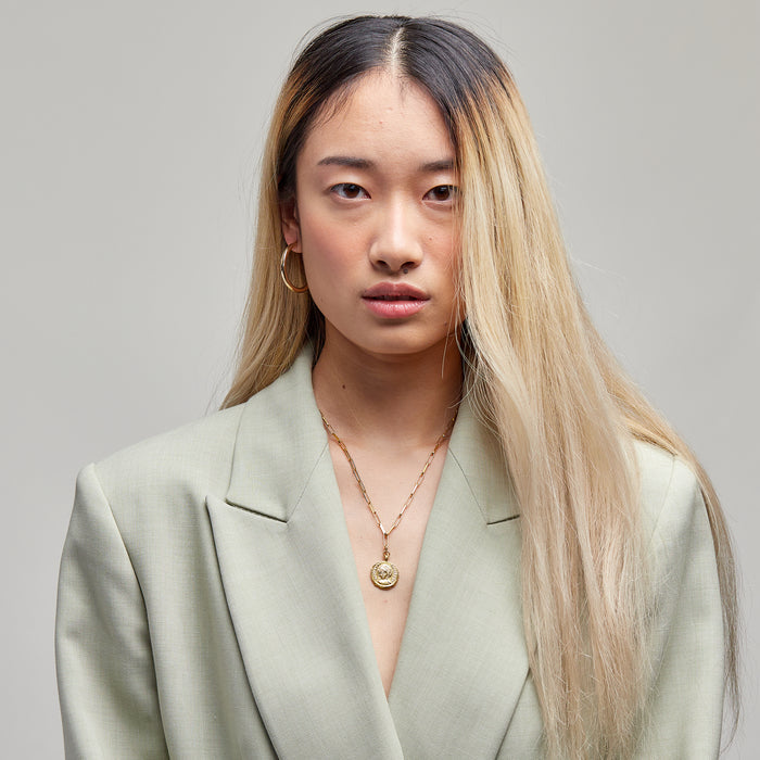 Sophia Charm in Gold: The Philosopher