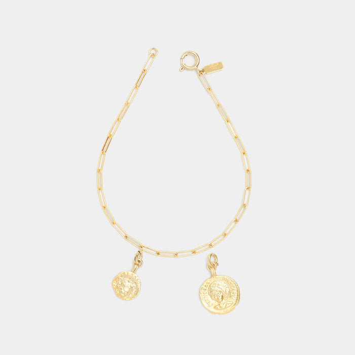 Sophia Charm in Gold: The Philosopher