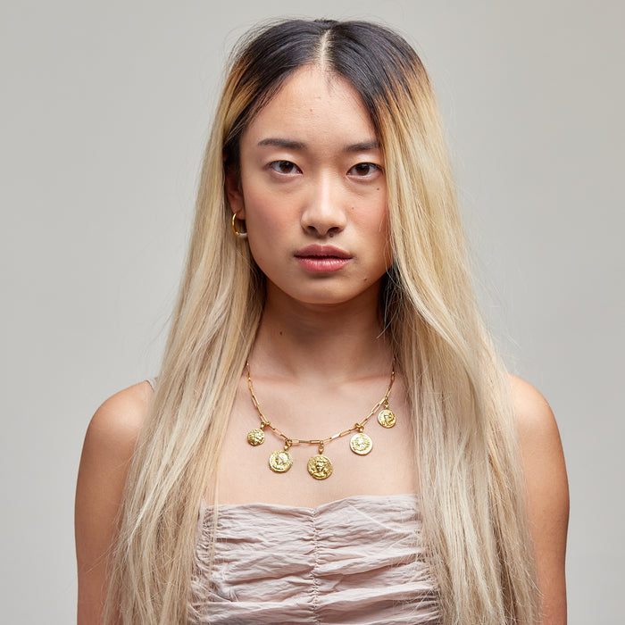 Sophia Charm in Gold: The Philosopher