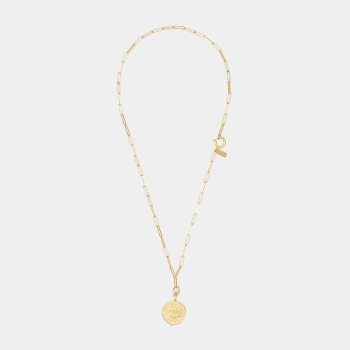 Sophia Charm on Cairo Chain in Gold