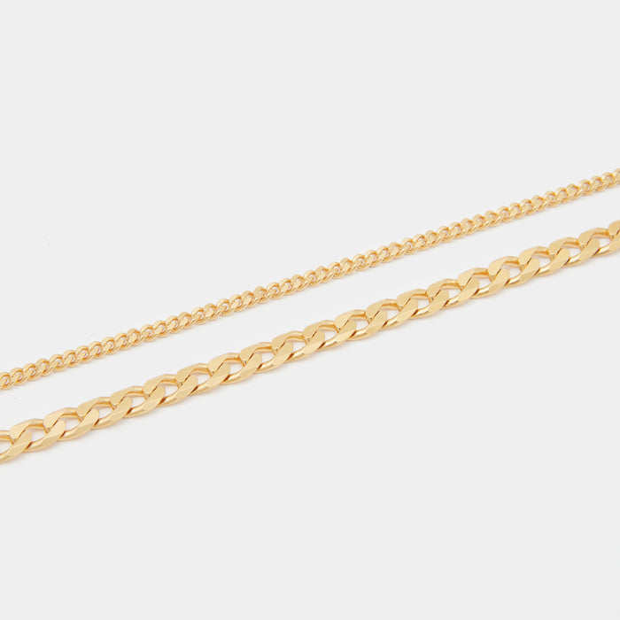 Stack Cuban Chains in Gold for her