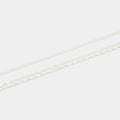 Stack Cuban Chains in Silver for her
