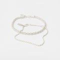 Stack Eternal Link Bracelets in Sterling Silver for Him