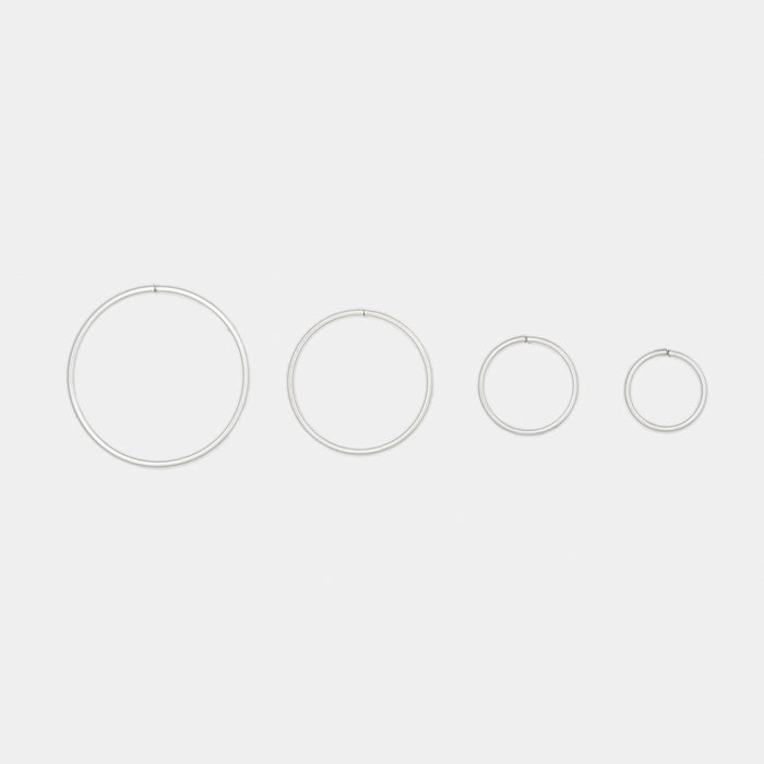 Sterling Silver Hoops