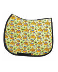 Taco Cat all-purpose saddle pad with taco and cat print, by Dreamers & Schemers