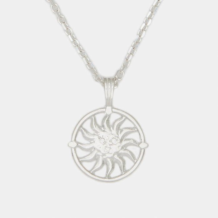 Teen Aurora Star Necklace in Silver