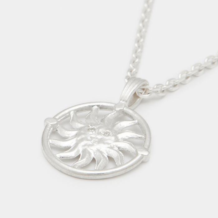 Teen Aurora Star Necklace in Silver