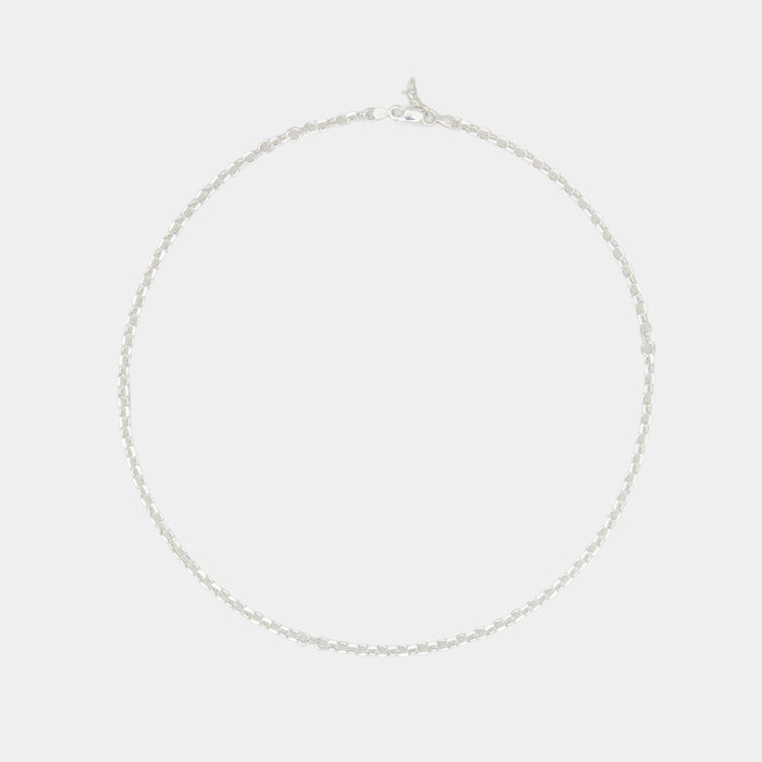 Teen Diamond Cut Chain in Silver