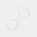Terra Hoops size M in Silver