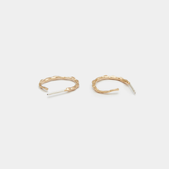 Terra Hoops size S in Gold