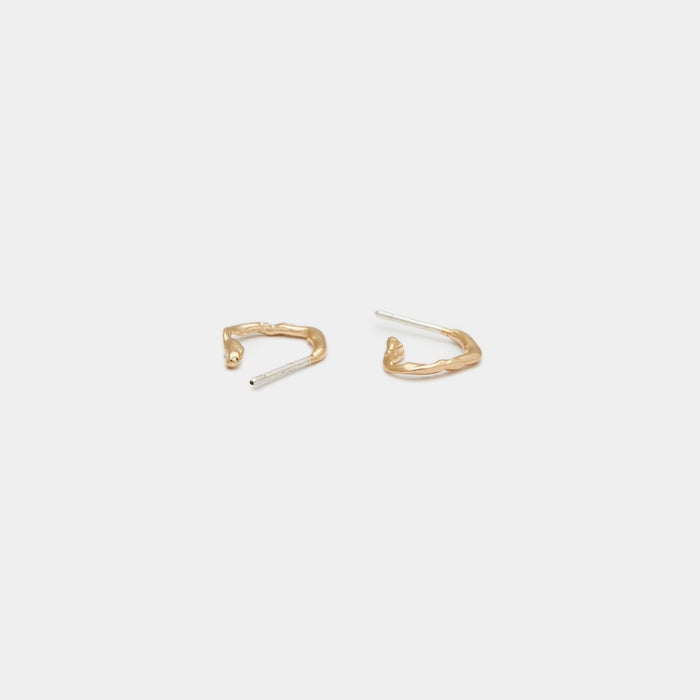 Terra Hoops size XS in Gold