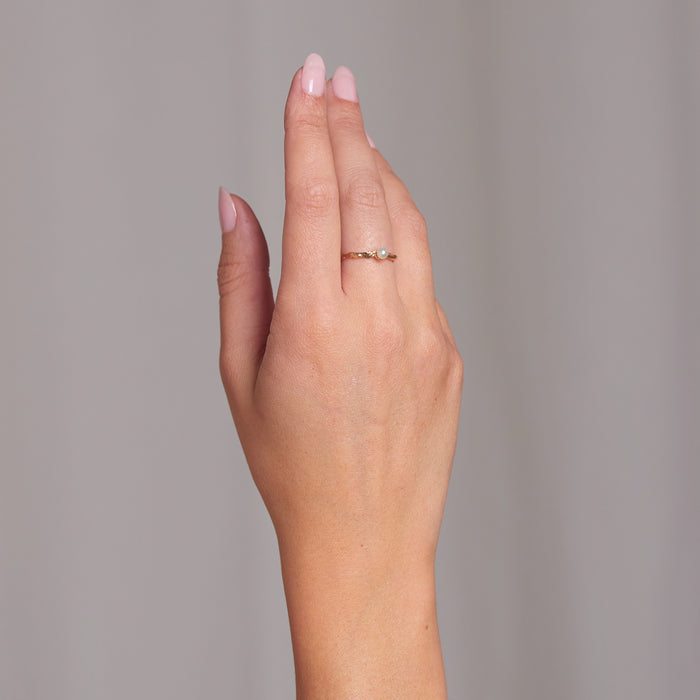 Terra Pearl Ring in Gold