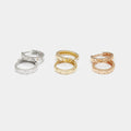 Texture Huggies in 10k Gold for Him