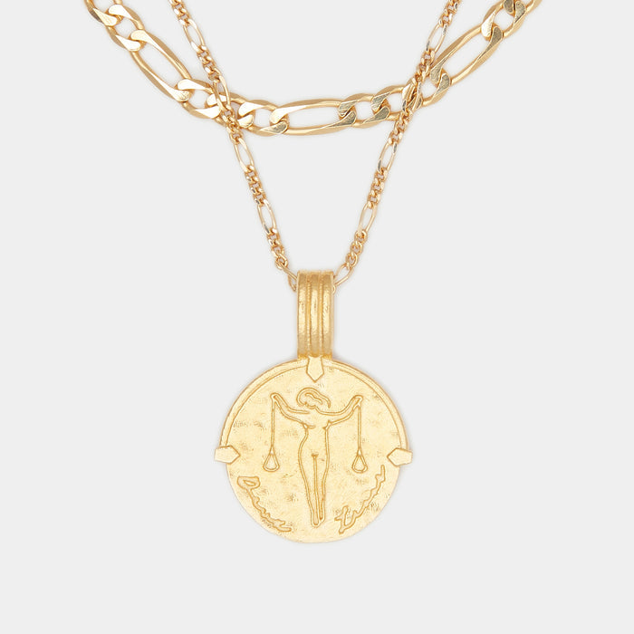 The Sicilian Zodiac Combo in Gold for Her