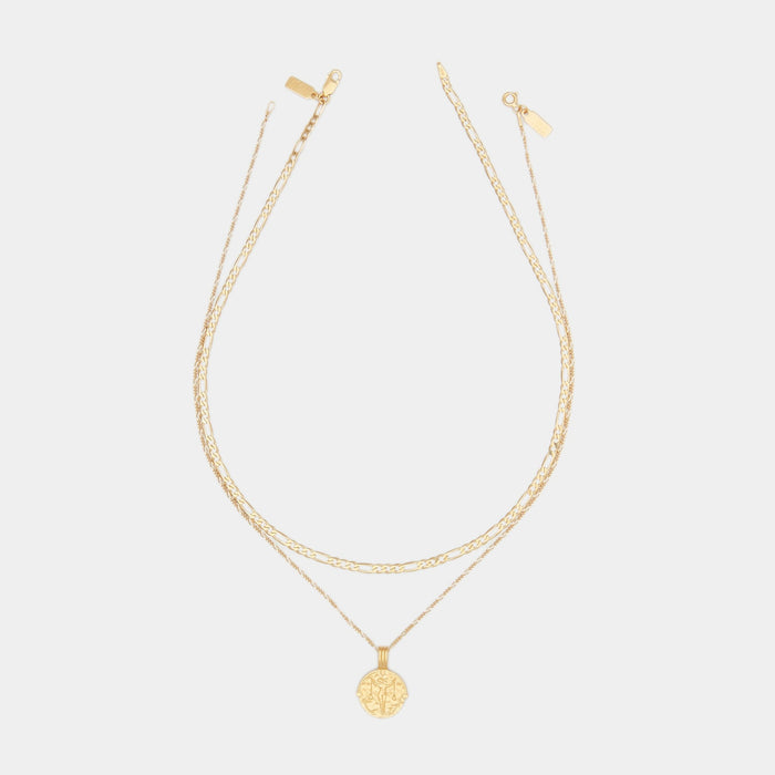 The Sicilian Zodiac Combo in Gold for Her