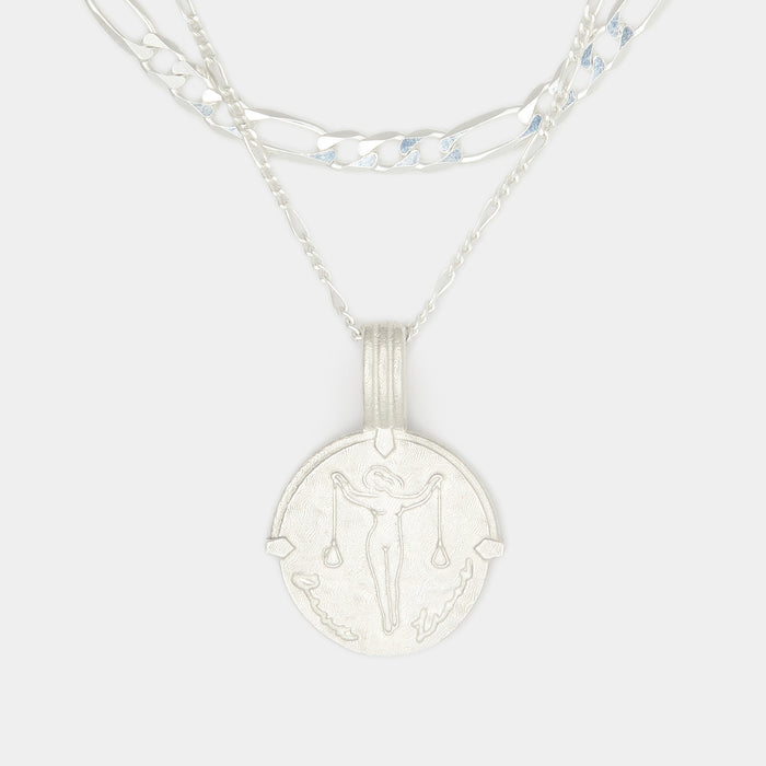 The Sicilian Zodiac Combo in Silver for Her