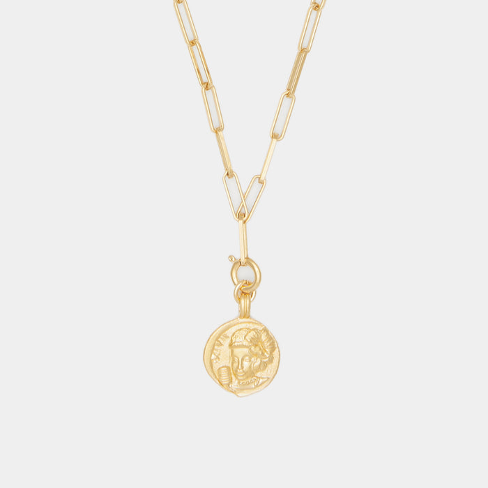 Theodora Charm on Cairo Chain in Gold