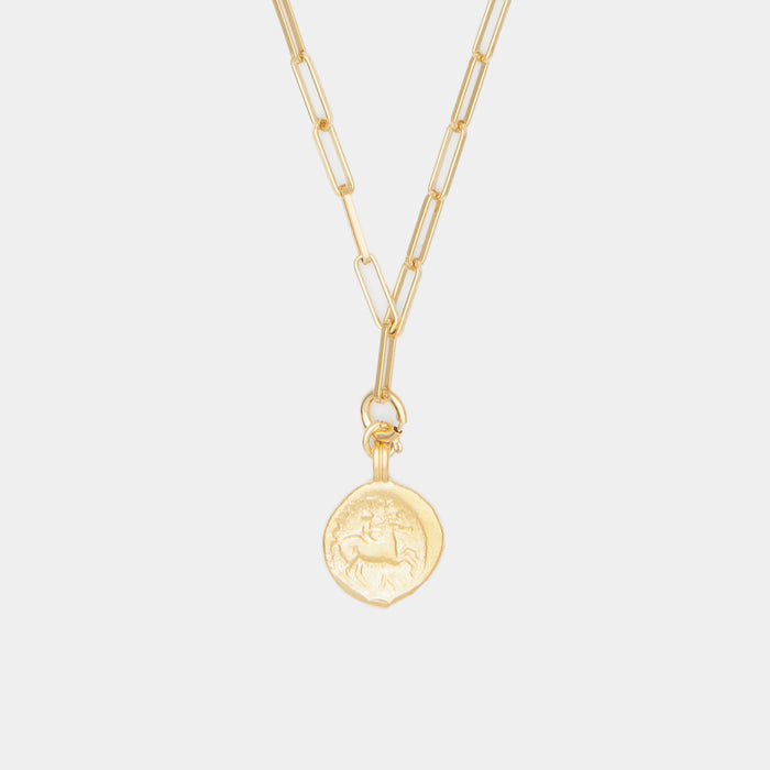 Theodora Charm on Cairo Chain in Gold