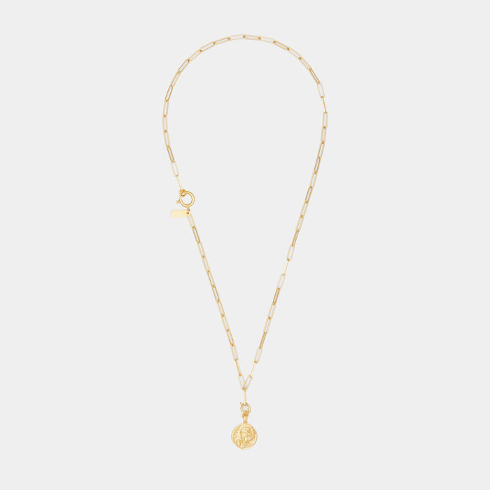 Theodora Charm on Cairo Chain in Gold