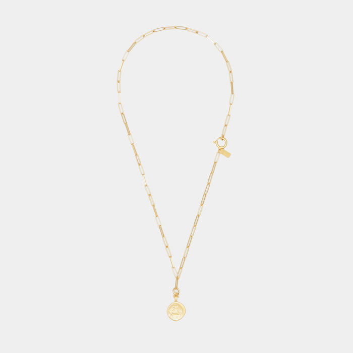 Theodora Charm on Cairo Chain in Gold