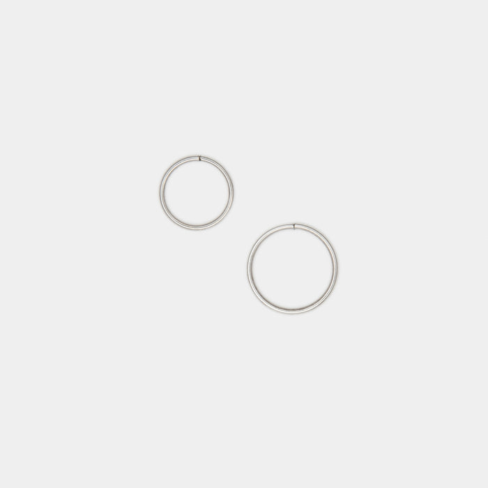 Tiny Hoops in 10k Gold