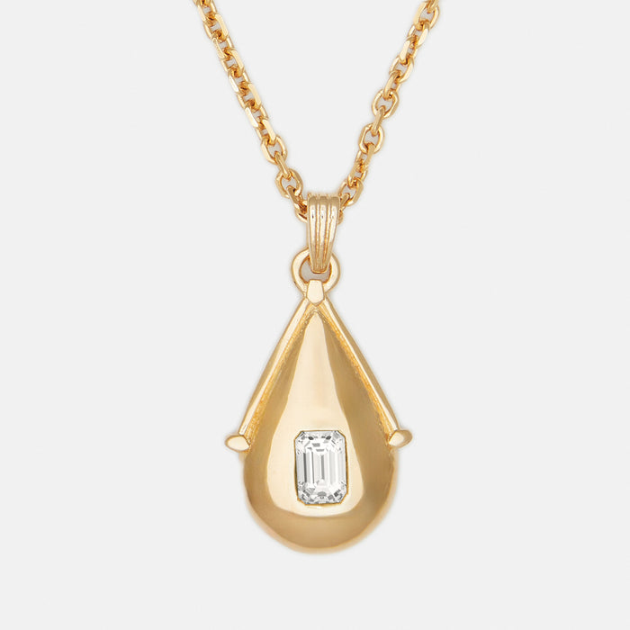 14k Gold Vermeil / April - Incolor Topaz / 20"