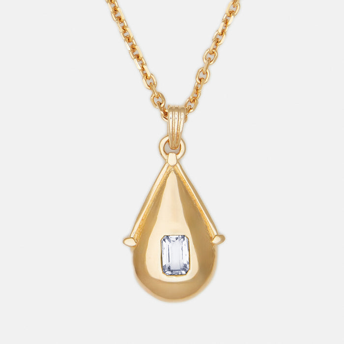 14k Gold Vermeil / June - Moonstone / 20"