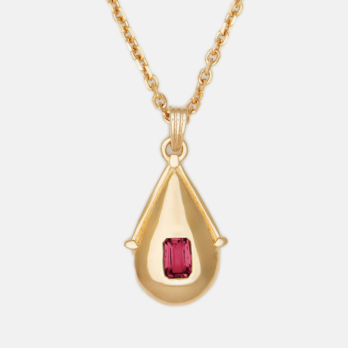 14k Gold Vermeil / July - Ruby / 20"